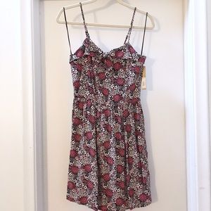 ⬇️NWT LC Dainty Floral Summer Dress Pink Bow